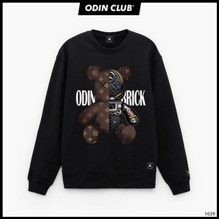 Áo sweater oversize od brick bear, áo sweater nỉ unisex form rộng odin clothing