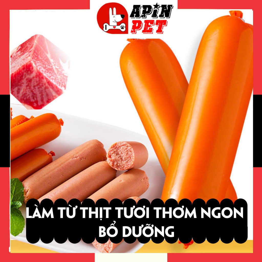 Xúc Xích Cho Chó Mèo Hamster Thú Cưng Dinh Dưỡng Giàu Vitamin Đạm Bioline 15g -Apinpet Shop