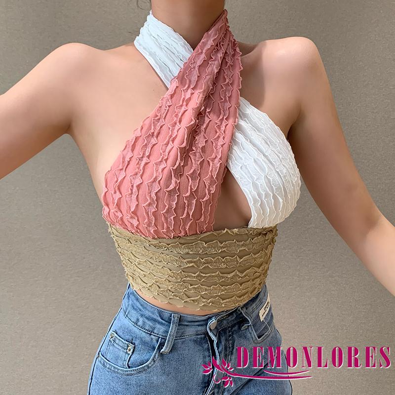 Áo lửng hai dây thời trang gợi cảm dành cho nữ