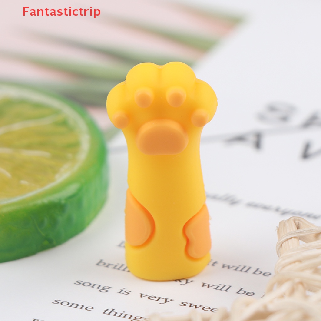 [Fantastictrip] Kềm Cắt Móng Tay Bằng Silicon Dễ Thương Tẩy Tế Bào Chết Kèm Mũ Nhíp Mới