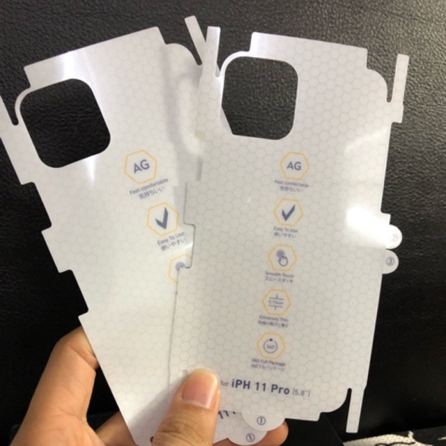 Miếng Dán PPF Iphone 13 Pro max 6 6s 7 8 Plus X Xr Xs max 11 Pro max 12 Pro max Chống vân tay Dán mặt mặt sau iphone