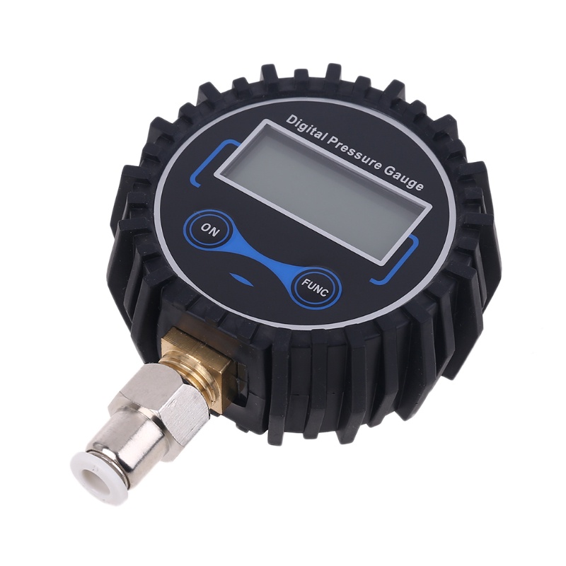 Đồng hồ đo áp suất kỹ thuật số 200psi/ Bar/ Kpa/ Kg/ Cm2 6mm