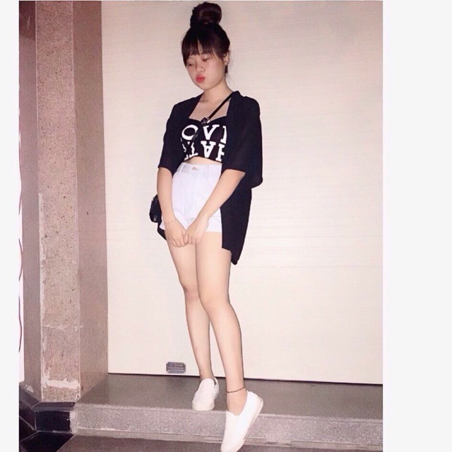 Áo Kimono ĐEN TRƠN