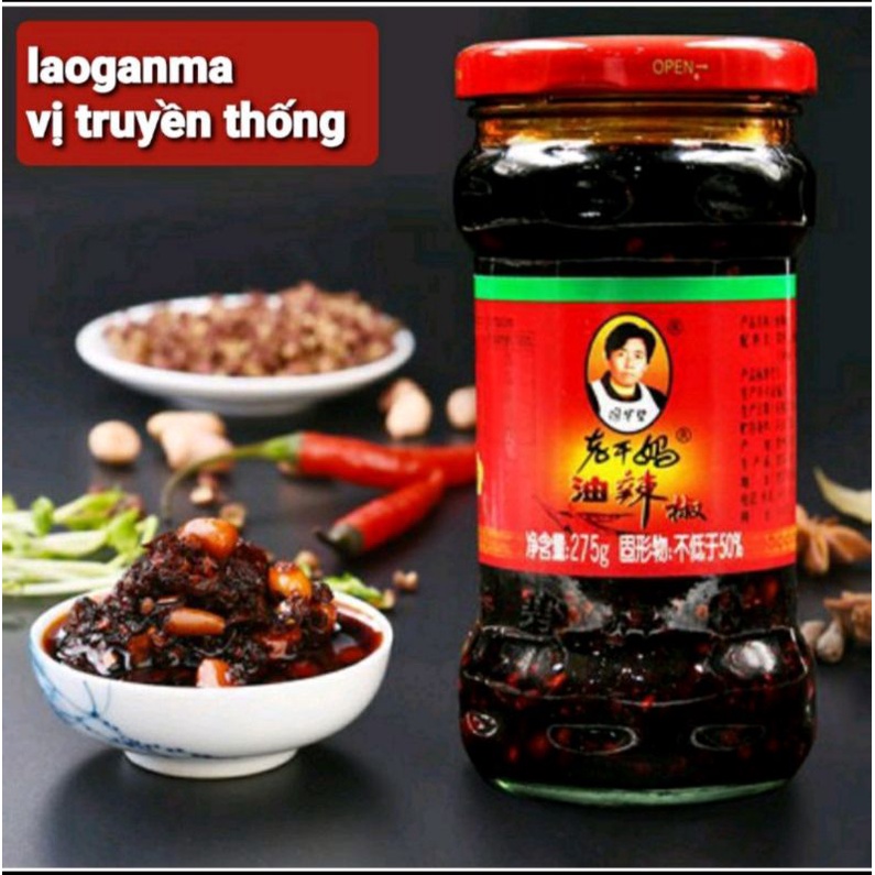 Ớt chưng dầu Laoganma trung quốc chuẩn vị thơm ngon