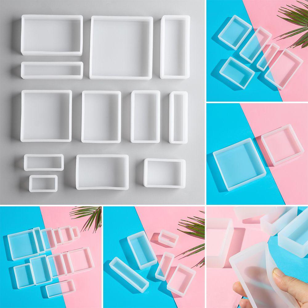 Khuôn Làm Trang Sức Nhựa Resin Hình Vuông