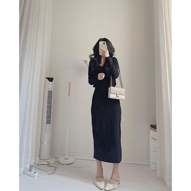 Set váy 2 dây và cdg len tăm | BigBuy360 - bigbuy360.vn