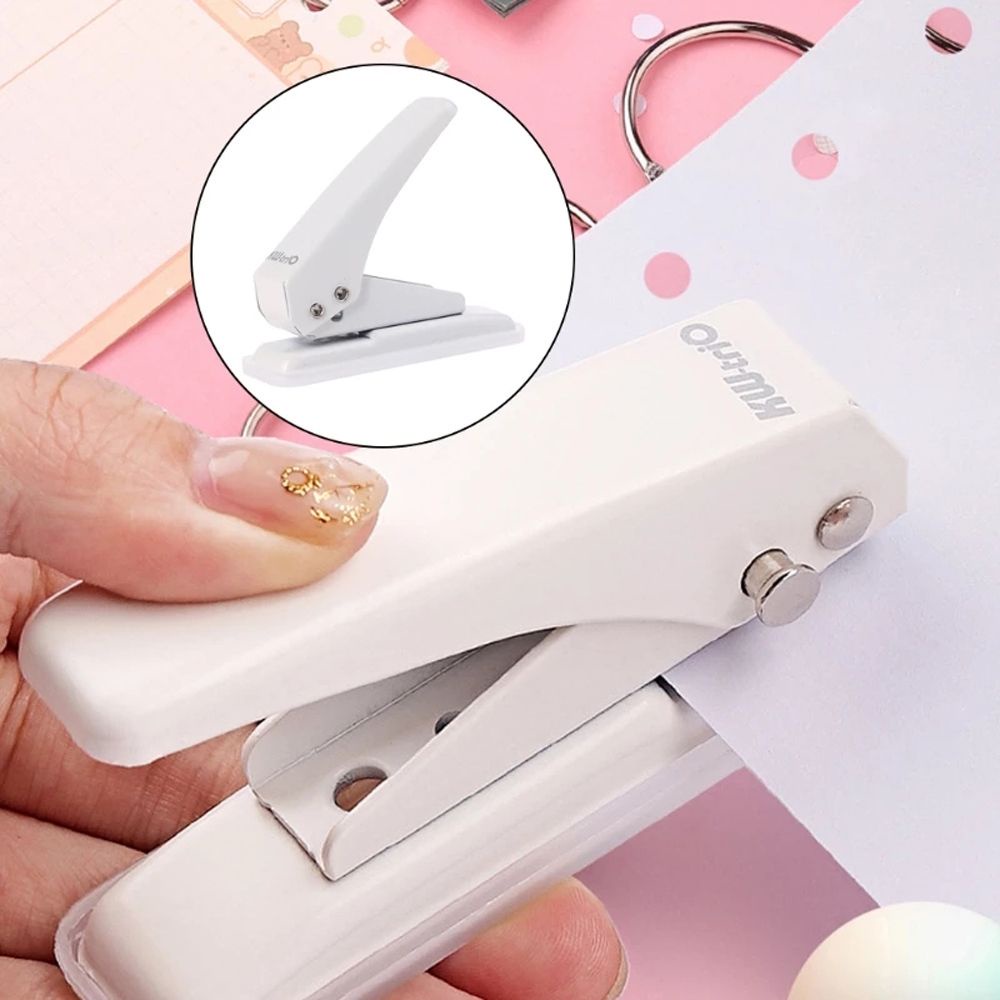 Dụng Cụ Bấm Lỗ Giấy Bằng Kim Loại 6mm Nhiều Màu Sắc