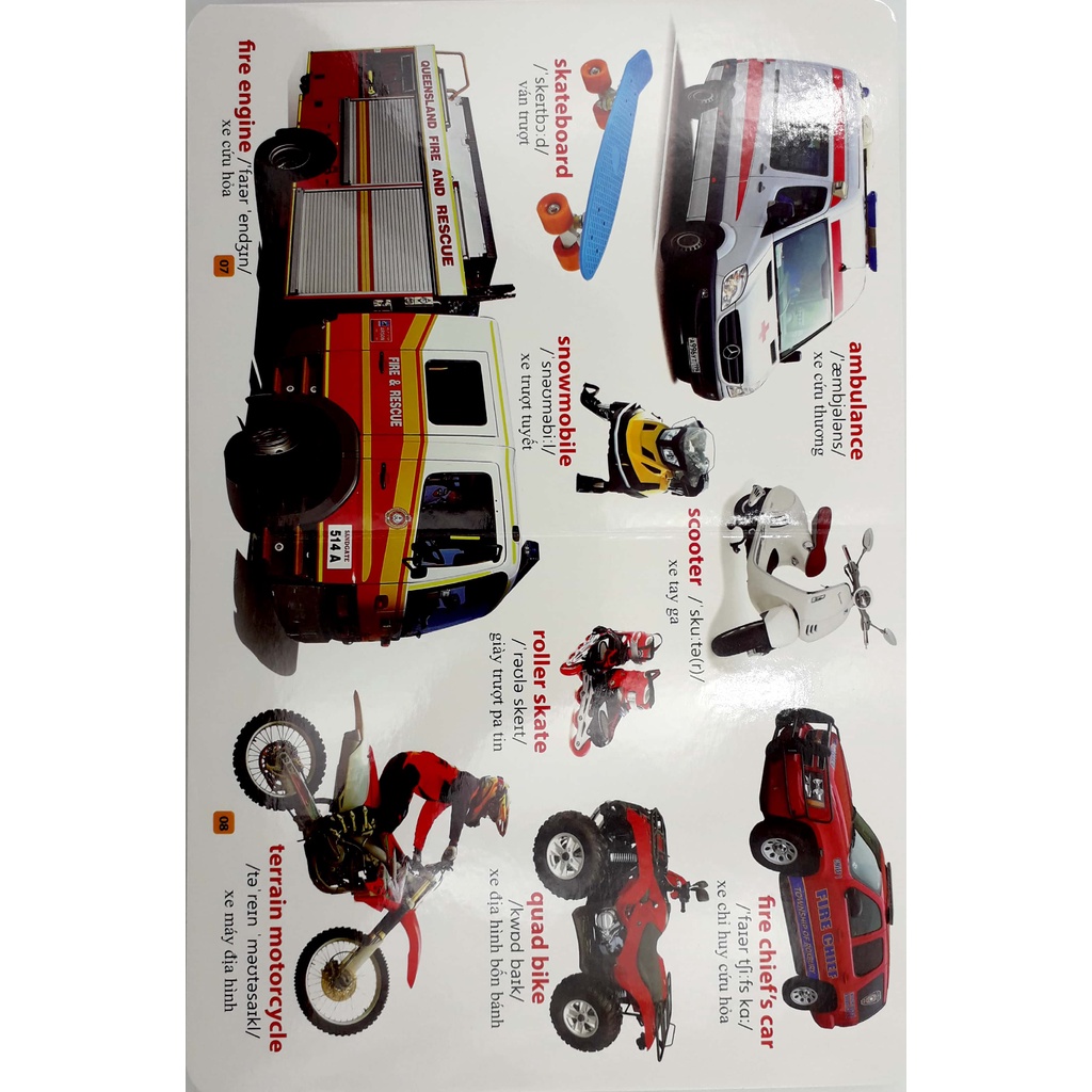 Sách - Từ điển bằng tranh - Phương tiện giao thông (tái bản)