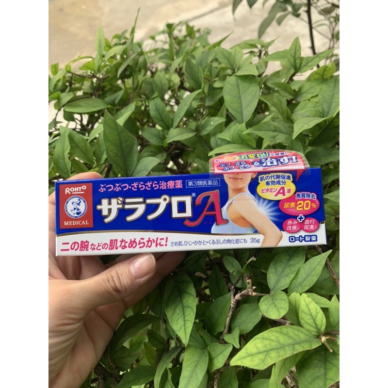 nội địa Nhật - Kem viêm nang lông Rohto Zaraporo 35g