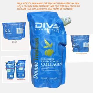Kem ủ Tóc Diva Collagen Mềm Mượt 500ml