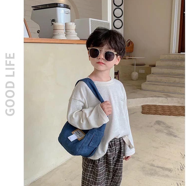 Túi vải FASHION Hàn Quốc siêu cute phù hợp bé trai bé gái