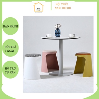 Ghế đôn,ghế nhựa thời trang,ghế để bàn trang điểm BGN034