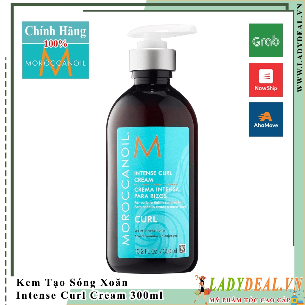 Kem Tạo Sóng Xoăn Moroccanoil Intense Curl Cream Đủ Size | 50ml - 100ml - 300ml