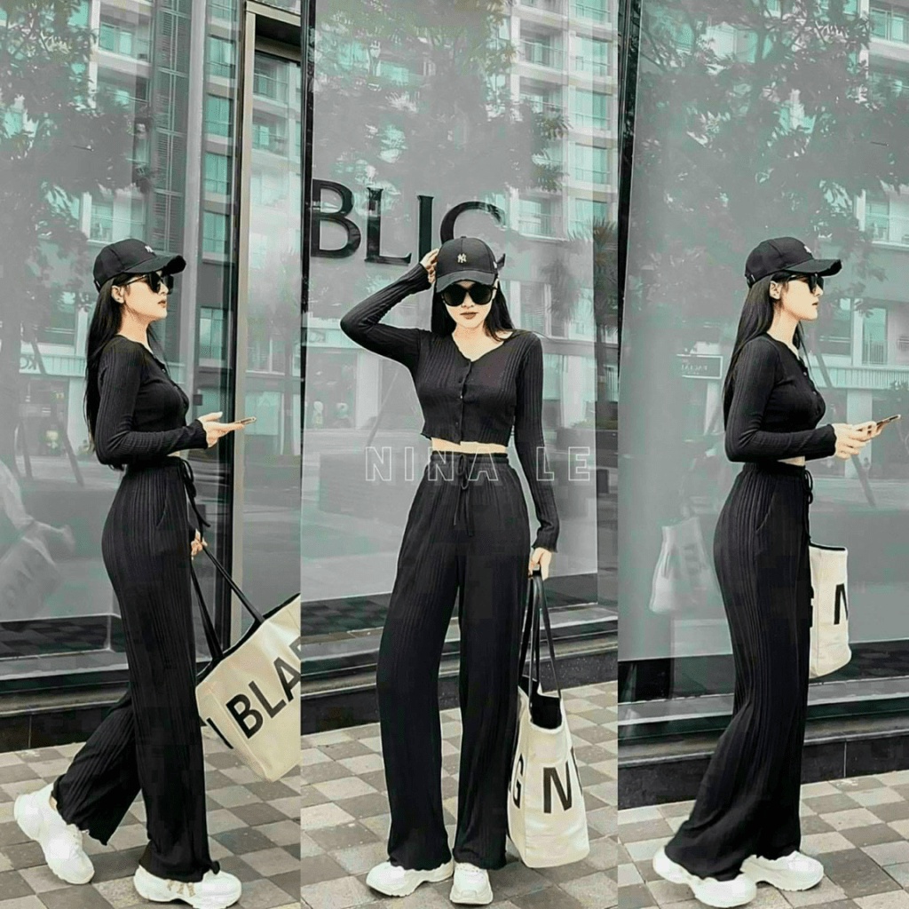 SET THUN GÂN 1 SET ĐỒ ĐI CHƠI NĂNG ĐỘNG KHÔNG THỂ THIẾU TRONG TỦ ĐỒ CÁC CÔ GÁI UP