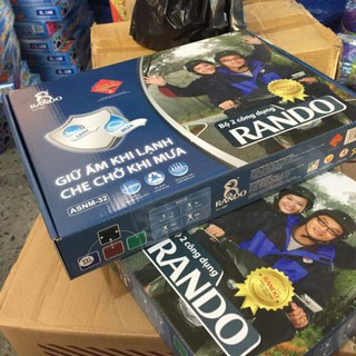 BỘ Áo Mưa Rando Bộ 2 Công Dụng Size . L. XL . 2XL . 3XL