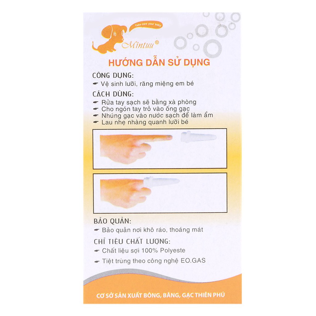 Rơ lưỡi vải Mintuu cho bé