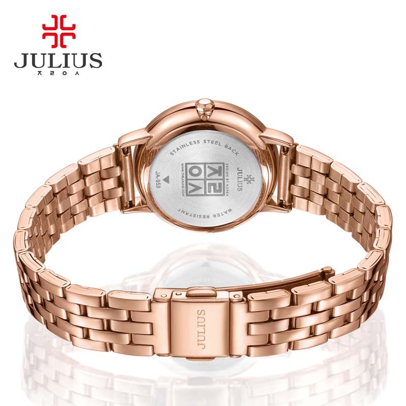 Đồng hồ nữ JULIUS JA959 dây thép