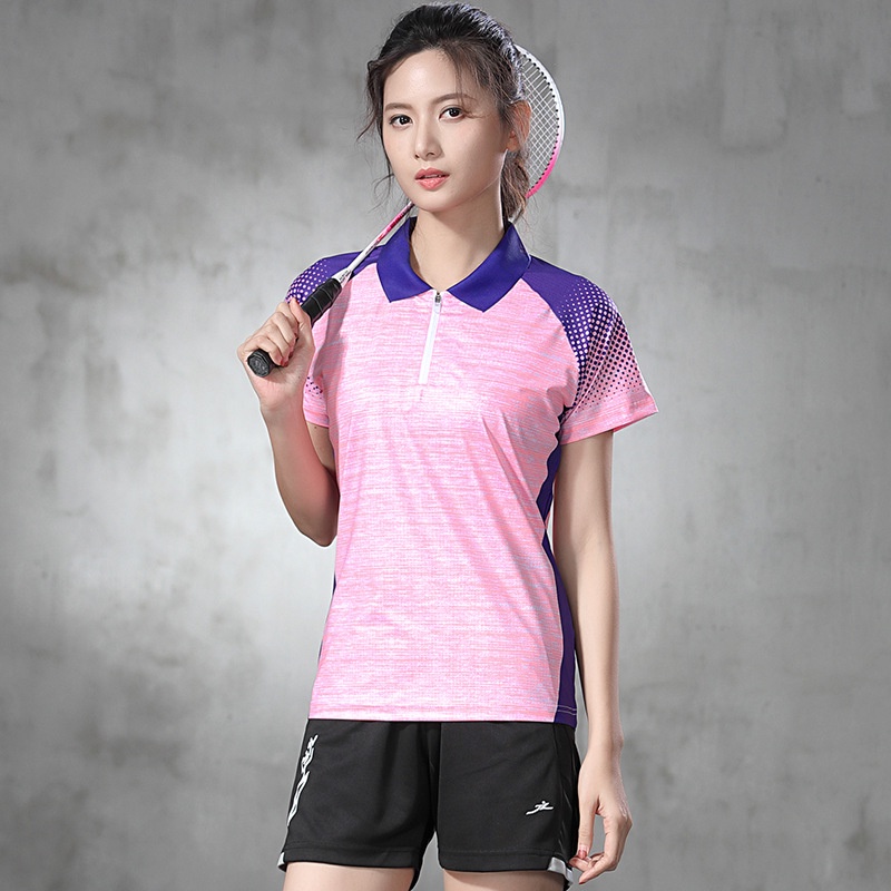 Bộ Đồ Thể Thao Tay Ngắn Nhanh Khô Thời Trang Mùa Hè Cho Nam Và Nữ