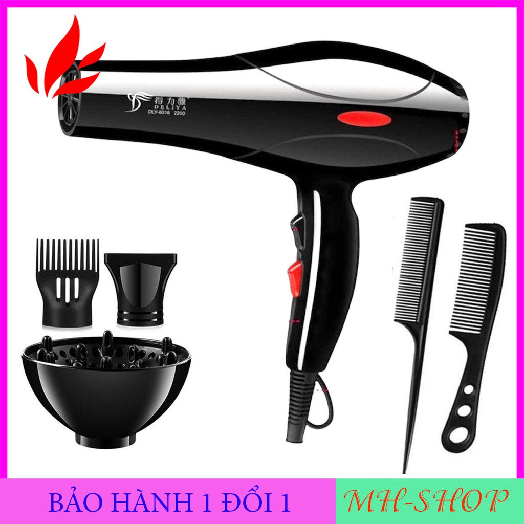 Máy sấy tóc - máy sấy tóc mini công suất lớn 2000W - 2 Chiều chống cháy tự  động Bảo hành 1 năm MH__SHOP - Chăm sóc tóc và da đầu