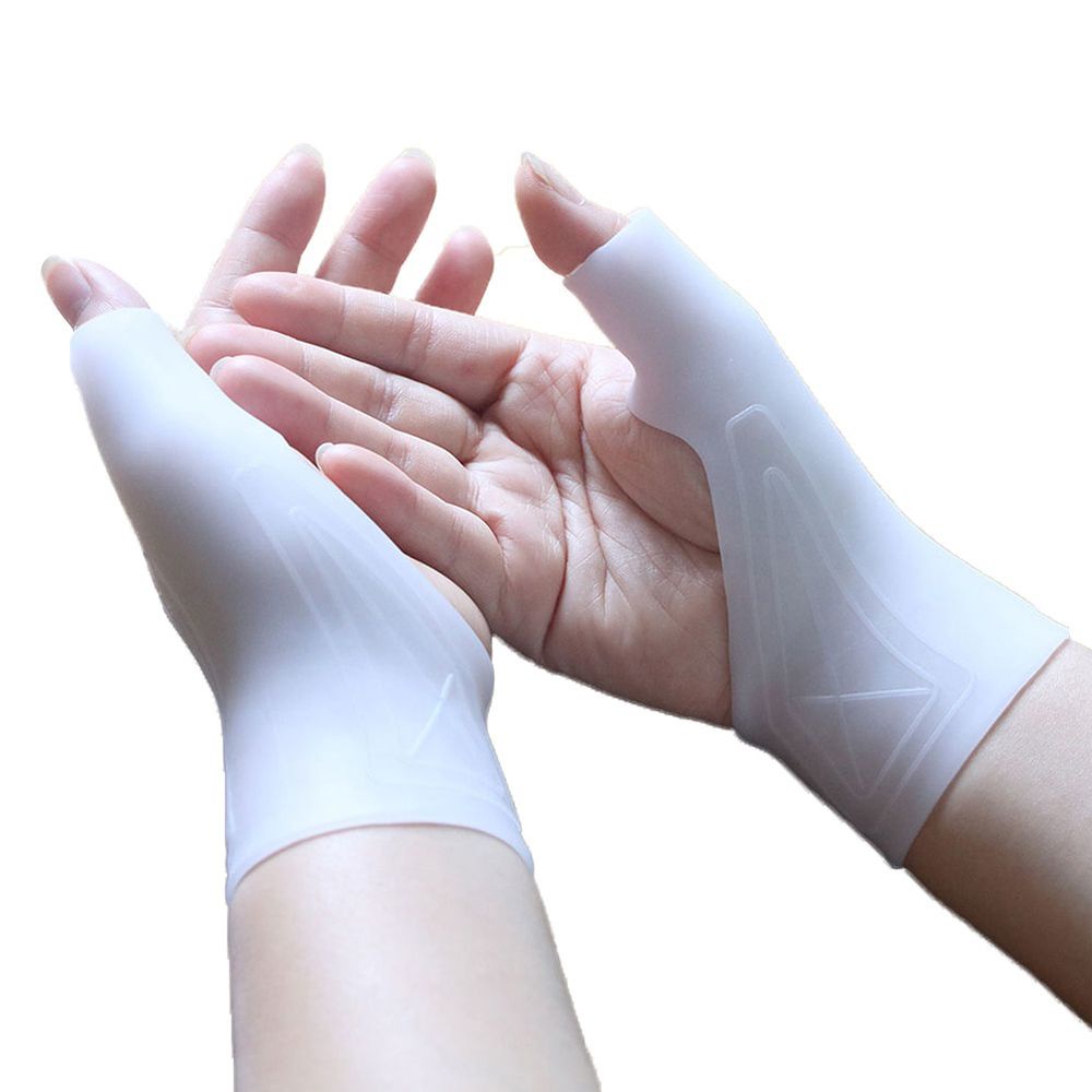 Nép ngón tay cái bảo vệ cổ tay bằng silicon co giãn giảm đau gân khớp chăm sóc sức khỏe tiện lợi