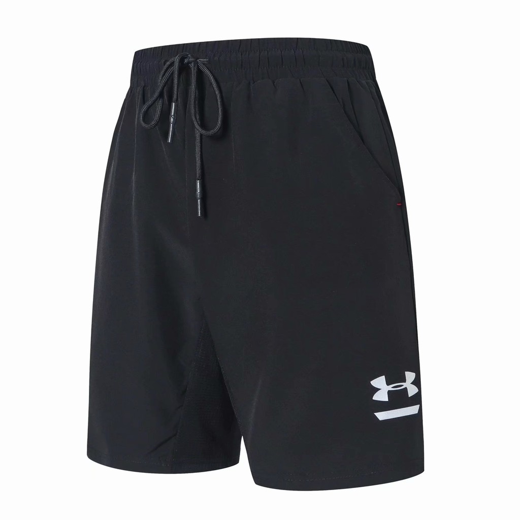 Under Armour Quần short thể thao nam Quần short in chữ cái logo Quần short chạy Quần short bóng rổ thể dục