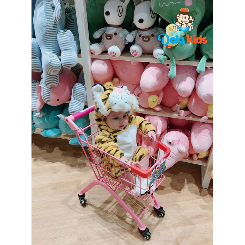 Body Lông Cừu cho bé hình thú Hổ Con chất liệu lông cừu cho bé từ 4-17kg