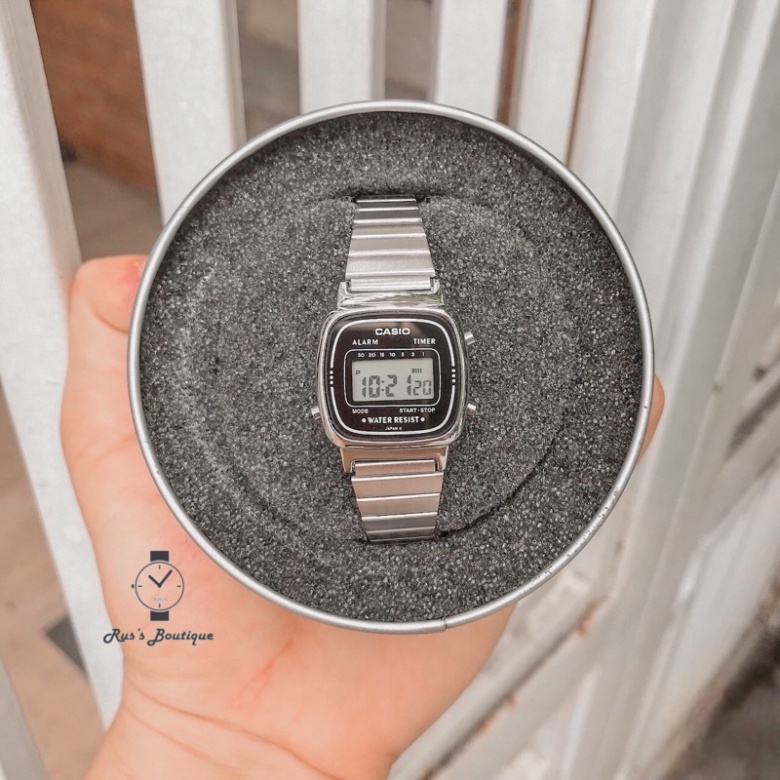 Đồng hồ nữ MTP mã hiệu classic-La670, dây thép, mặt vuông bản mini siêu xinh. la670 | BigBuy360 - bigbuy360.vn