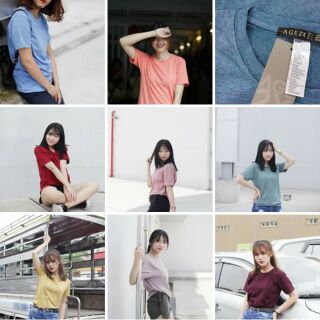 Combo 10 áo thun trơn size M age2x