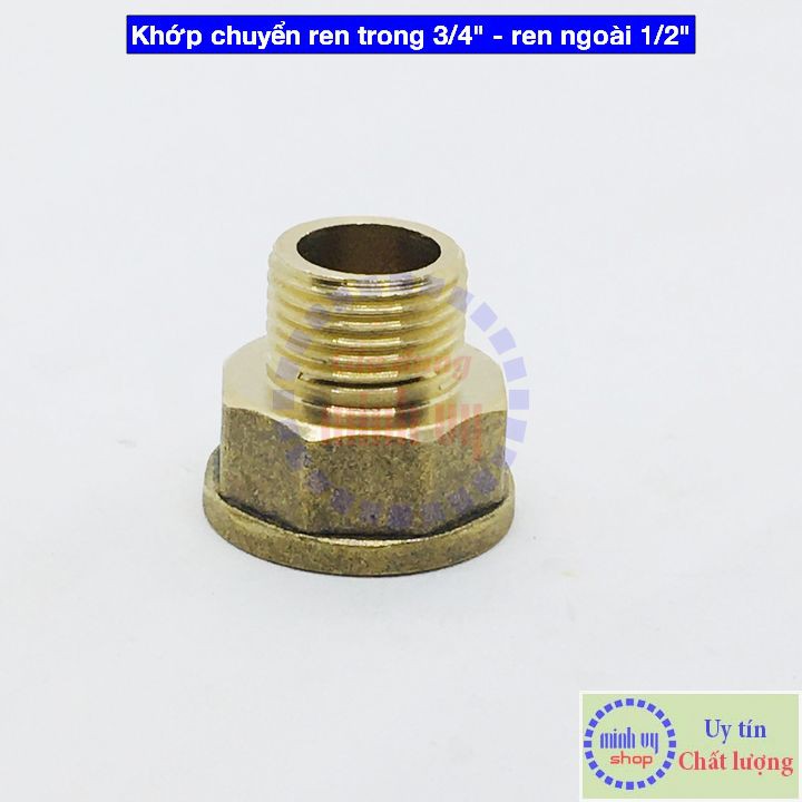 Khớp chuyển ren TRONG 27mm  sang ren NGOÀI 21mm