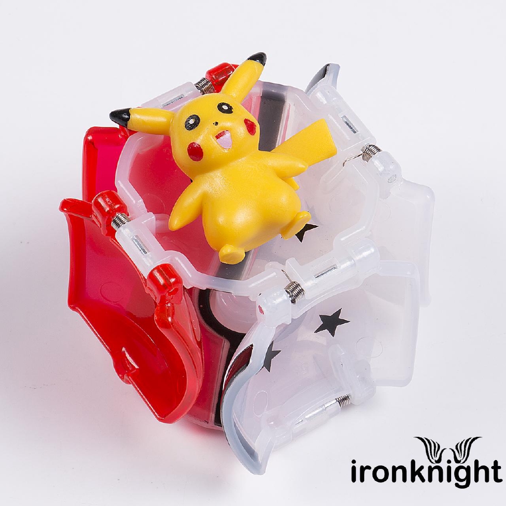 Mô hình quả cầu pokemon tự động kèm thú pikachu sáng tạo dễ thương dành cho các bé