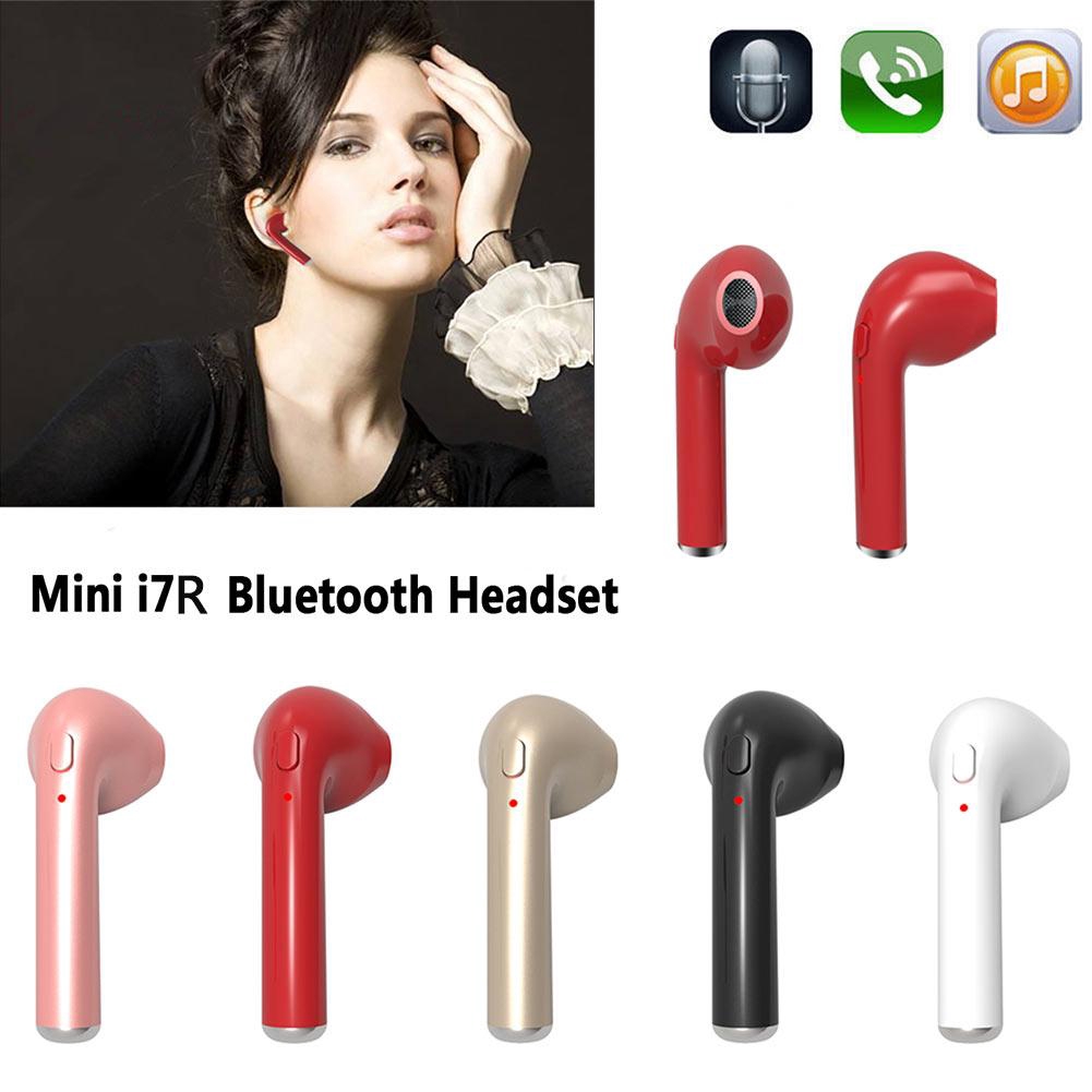 Tai nghe Bluetooth I7 Mini Earbud Tai nghe không dây đơn có Mic Stereo cho điện thoại thông minh iPhone