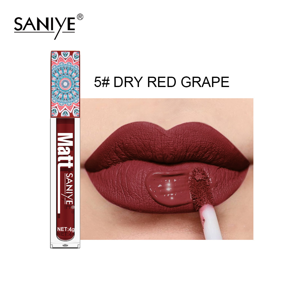 Son Môi Saniye Dạng Lỏng Nhanh Khô Chống Thấm Nước Lâu Trôi Cao Cấp Với 9 Màu Lựa Chọn