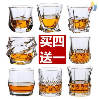 Rượu whisky không chì pha thủy tinh nhà bia cốc thủy tinh đặt tinh thần sáng tạo châu Âu rượu vang rượu vang rượu vang