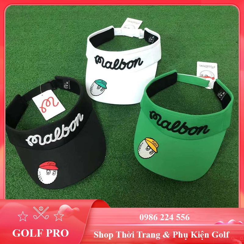 Mũ golf nam nữ lưỡi trai Malbon chống nắng thời trang thể thao cao cấp