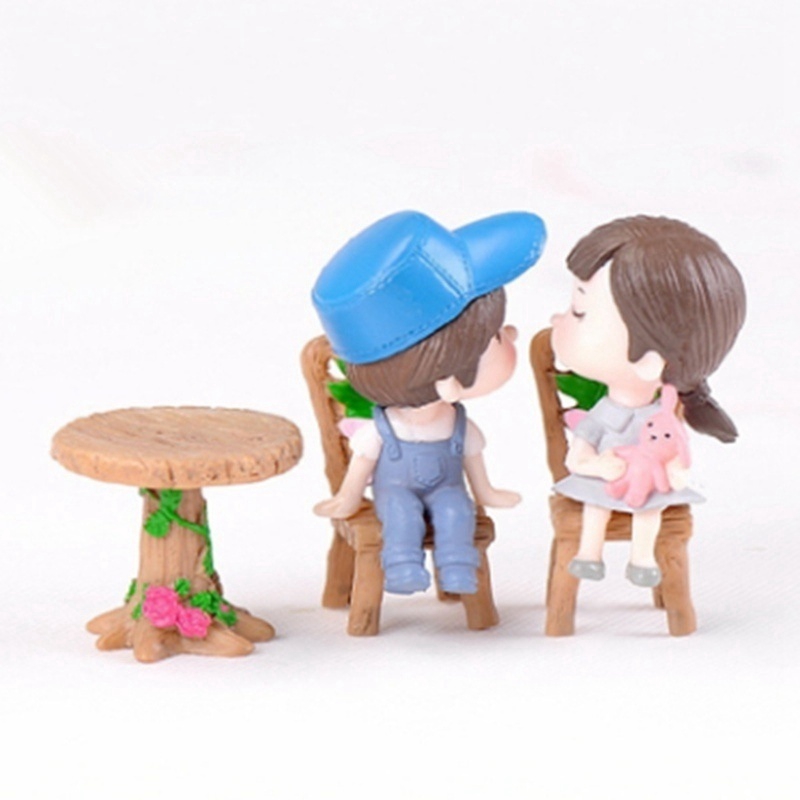 3 Mô hình bàn ghế thu nhỏ trang trí tiểu cảnh / nhà búp bê