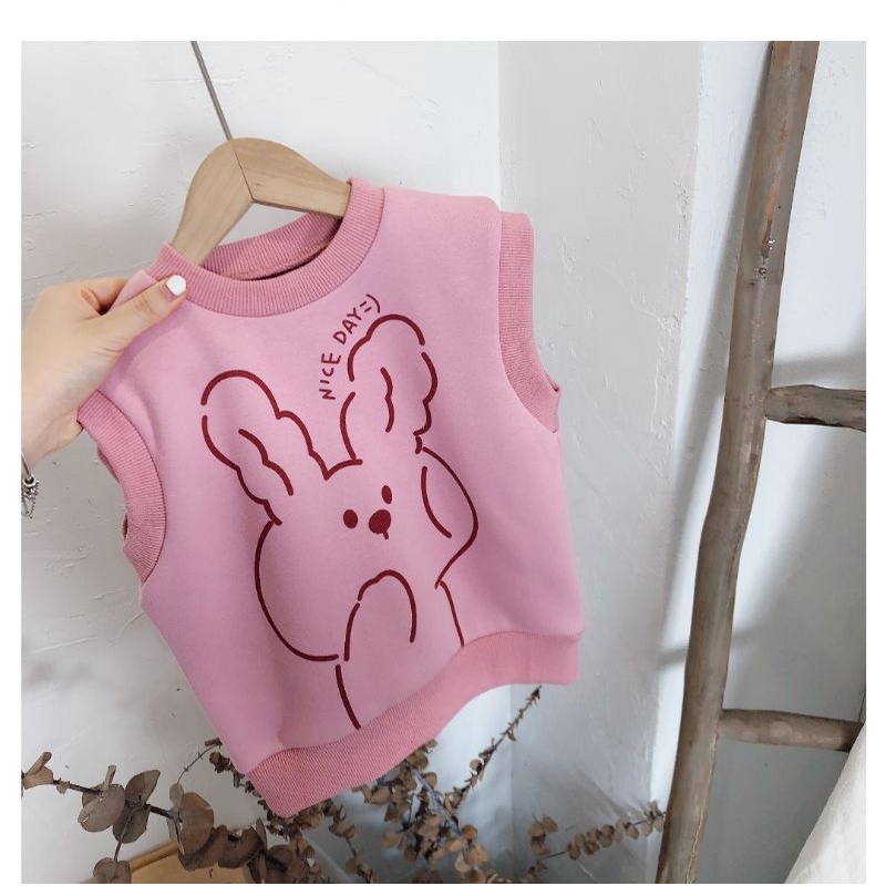 Áo gile nỉ cho bé