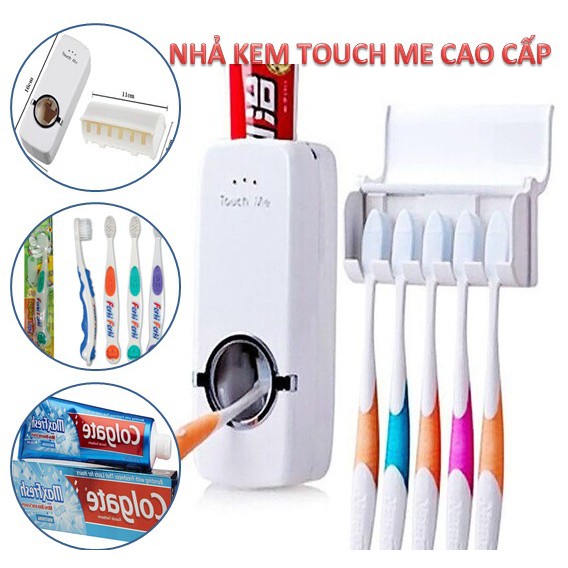 Dụng cụ nhả kem đánh răng touch me( Trắng)