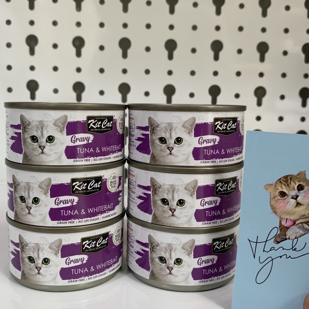 Pate Cho Mèo - Pate Kitcat Goatmilk, Gravy Cao Cấp Cho Mèo 70G