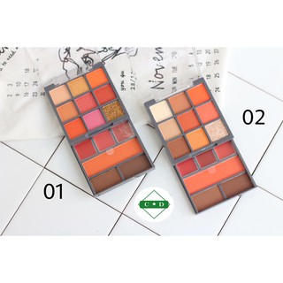 Set phấn mắt - má - mày - son odbo