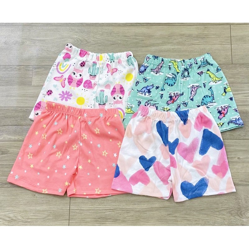 Quần đùi bozip cotton cho bé (01 quần bỏ bỉm cho bé)