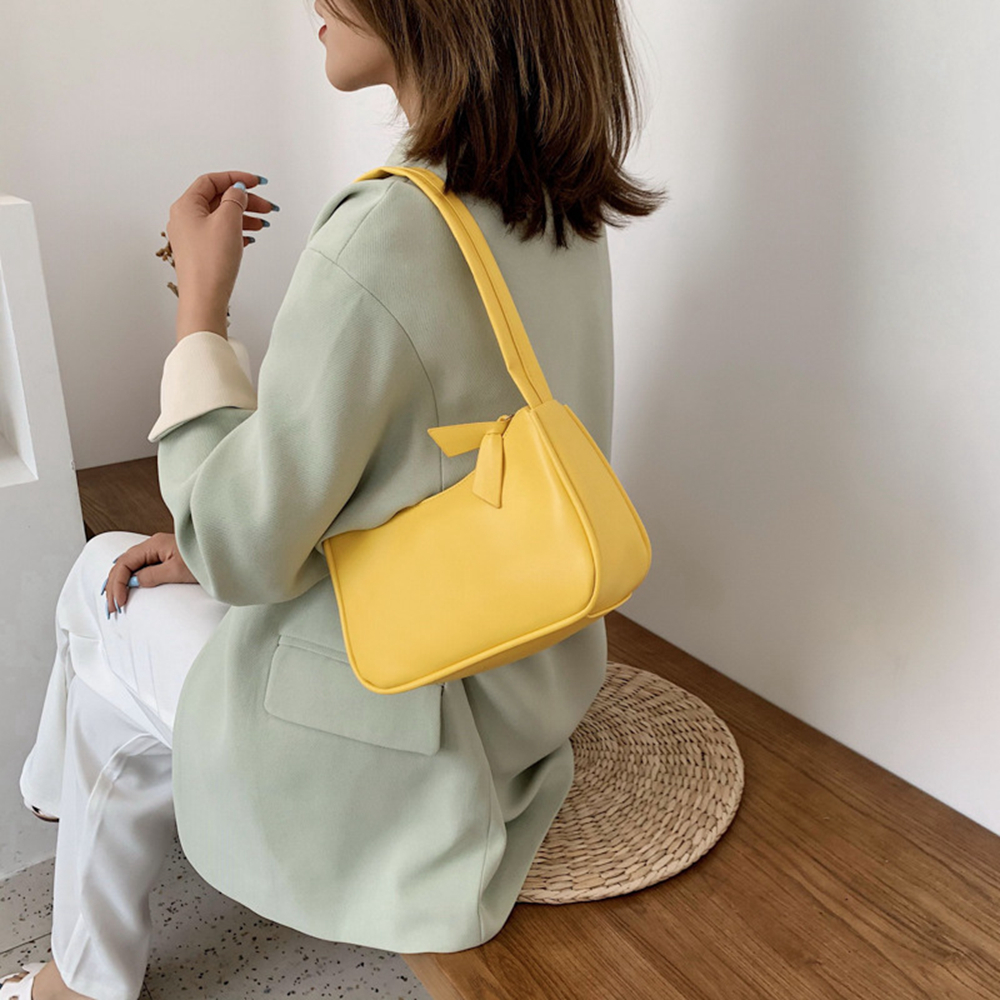 Túi đeo vai mini phối khóa kéo thời trang retro cho nữ