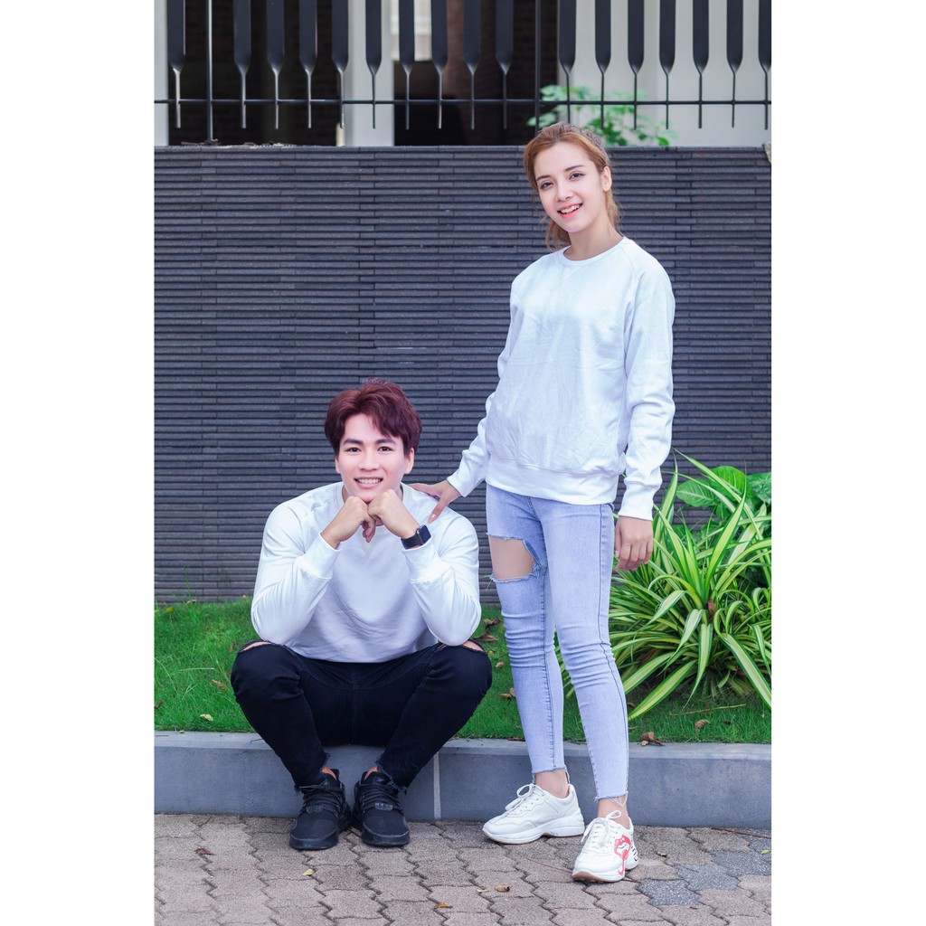 Áo nỉ cổ tròn Việt Nam xuất khẩu cao cấp (nỉ bông/ nỉ da cá), dầy dặn, không bai xù, không dão, quay máy giặt thoải mái. | BigBuy360 - bigbuy360.vn