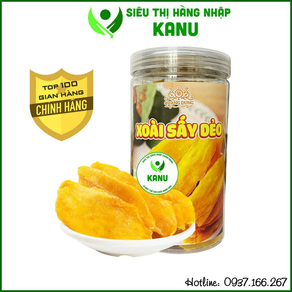 [Hàng loại 1] Xoài sấy dẻo nguyên vị chua ngọt 400g, đồ ăn vặt trái cây sấy ngon rẻ