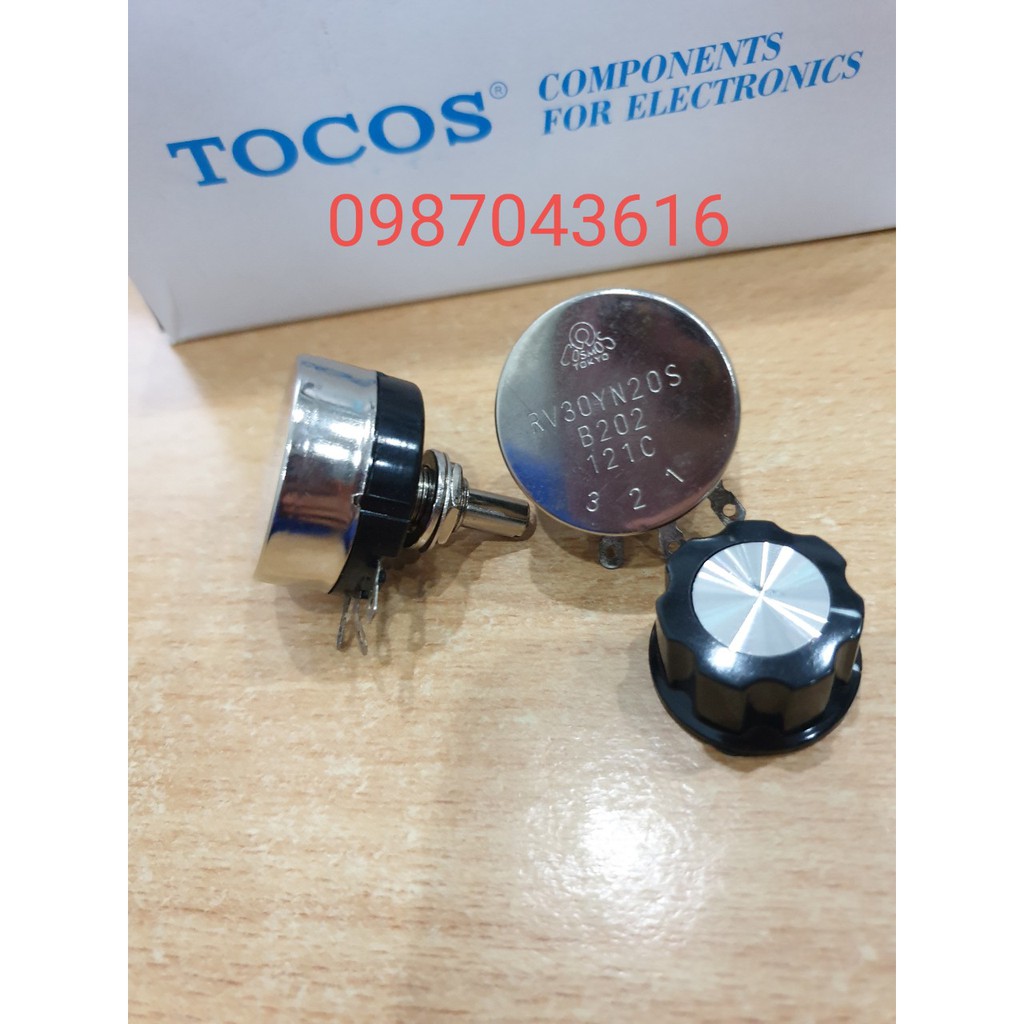 Biến trở B502, B103, B202, B204, B504, mặt chia vạch