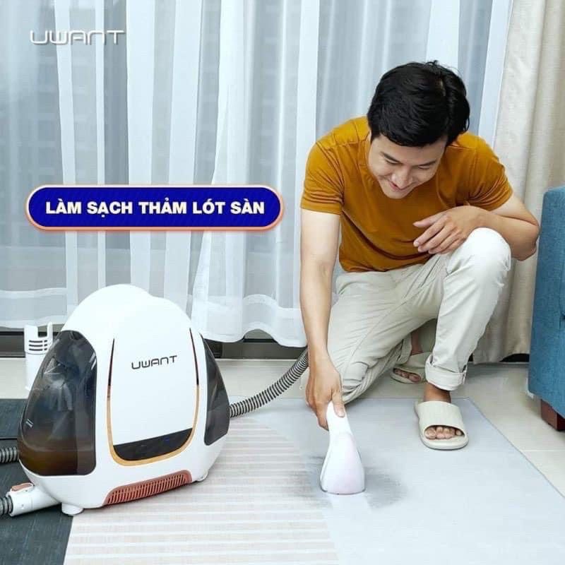 Máy hút giặt thảm, đệm, sofa UWANT B100, máy giặt cầm tay đa năng hàng chuẩn tặng kèm nước giặt