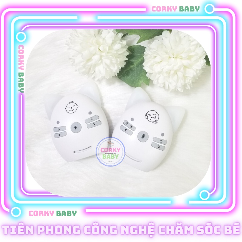 Máy báo khóc Corky Baby mbk00 - không cần cắm điện, loa to, tiếng rõ, giao tiếp 2 chiều giữa mẹ và bé yêu
