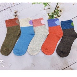 Combo 5 đôi tất vớ nữ ✓ cao cổ dày dặn ✓ phong cách hàn quốc