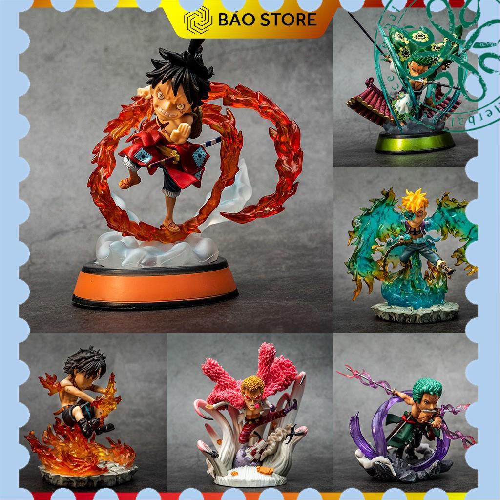 Mô Hình One Piece Luffy , ACE , Sabo , Zoro , Marco, Doflamingo , Mihawk - Tượng mô hình One Piece Figure cao