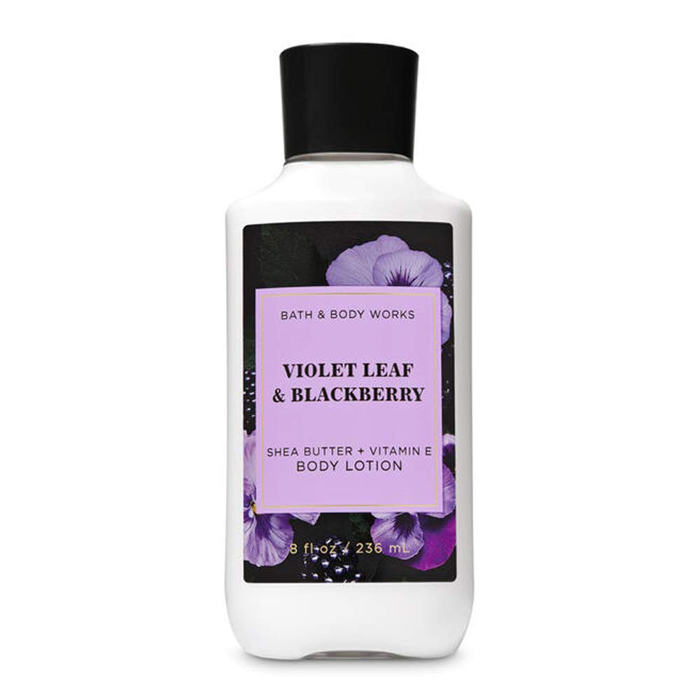 Dưỡng thể giữ ẩm da Bath & Body Works Violet Leaf & Blackberry Shea butter & vitamin E body lotion 236ml (Mỹ)