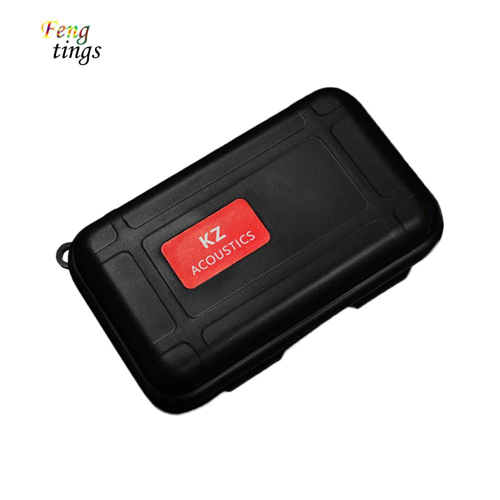 ✌ FT ✌ Portable Square Hard Earphone Storage Case Cable Earbuds Carrying Box Protector